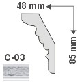 Marbet C-03 Mintás dekorléc