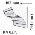 KA-02 Karnistakaró díszléc