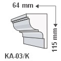 KA-03 Karnistakaró díszléc
