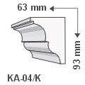 KA-04 Karnistakaró díszléc