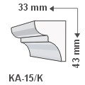 KA-15 Karnistakaró díszléc