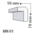 MN-01 Minimal design stukkó