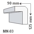 MN-03 Minimal design stukkó