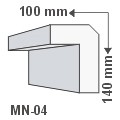MN-04 Minimal design stukkó