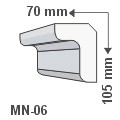 MN-06 Minimal design stukkó