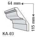 KA-03 - Beltéri holker díszléc