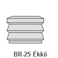 BR-25 Ékkő, pattintós középkonzol - natúr